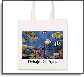 Debajo Del Agua - Island Art by Yotigo Tote
